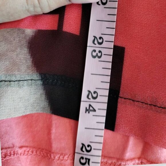 Lane Bryant Womens Tshirt Sz 18 Jet Setter Graphic Coral Sleeveless Scoop Y2K - Picture 11 of 12